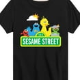 thumbnail image 3 of Sesame Street - Big Bird, Cookie Monster, Elmo, Oscar - Toddler and Youth Short Sleeve Graphic T-Shirt, 3 of 5