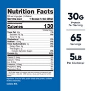 Nutricost Grass-Fed Whey Protein Isolate Powder 5LBS Unflavored, 65 Servings