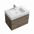 thumbnail image 3 of Kubebath Bliss 30" Butternut Wall Mount Modern Bathroom Vanity, 3 of 6
