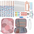 thumbnail image 1 of PENGXIANG 11Pcs Stainless Steel Rod Needle Knitting Set Crochet Tool Accessories Crochet Organizer Sewing Tools Gift for Beginners, 1 of 7