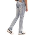 thumbnail image 3 of NOVASTILE Rhinestone Slim Straight Stretch Denim Men's Jeans, 3 of 5