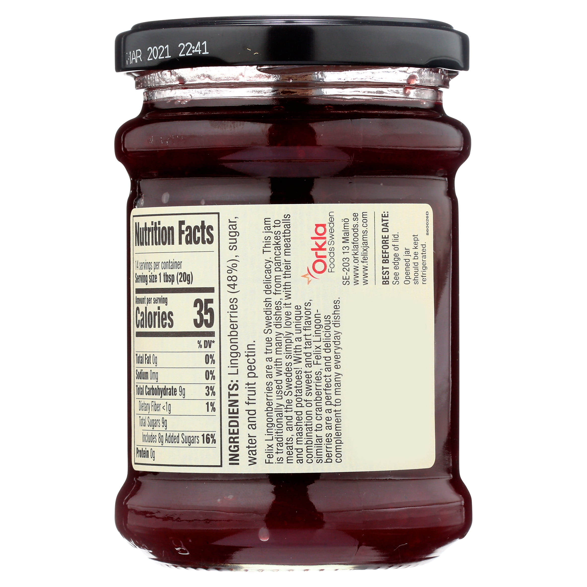 Felix Wild Lingonberry 10 oz (Pack of 8)