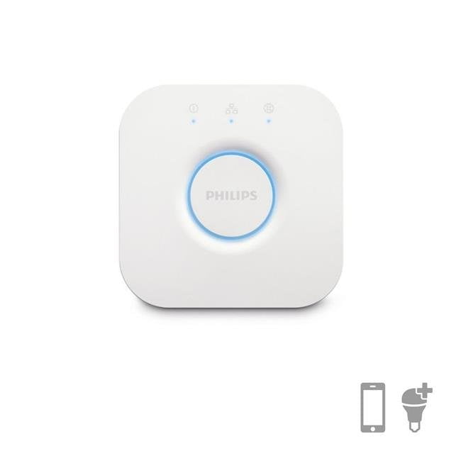 Slip sko optager træk vejret Philips Lighting 458471 Hue Bridge Wireless Lighting System Central Control  Unit - Walmart.com