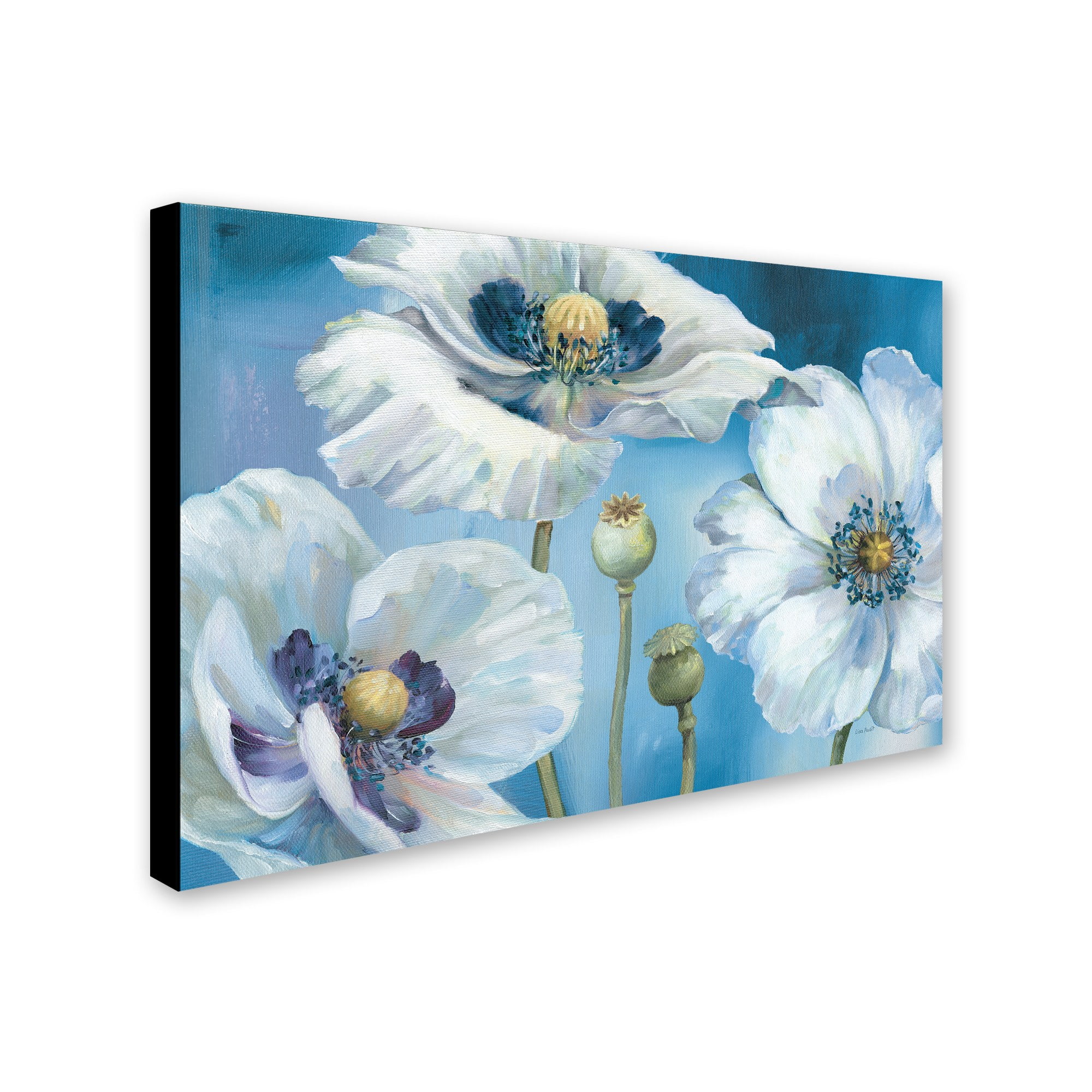 Trademark Fine Art "Blue Dance I" Canvas Art by Lisa Audit