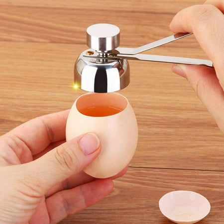 

1pc Metal Egg Scissors Egg Topper Cutter Shell Opener Stainless Steel Raw Boiled Egg Open Creative Kitchen Tool