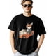 thumbnail image 2 of Mens T-Shirts,Fox Convertible Short Sleeve T Shirts for Men Crew Neck Tees,Loose Fit Casual Men's T-Shirts for Teens Boys, 2 of 8