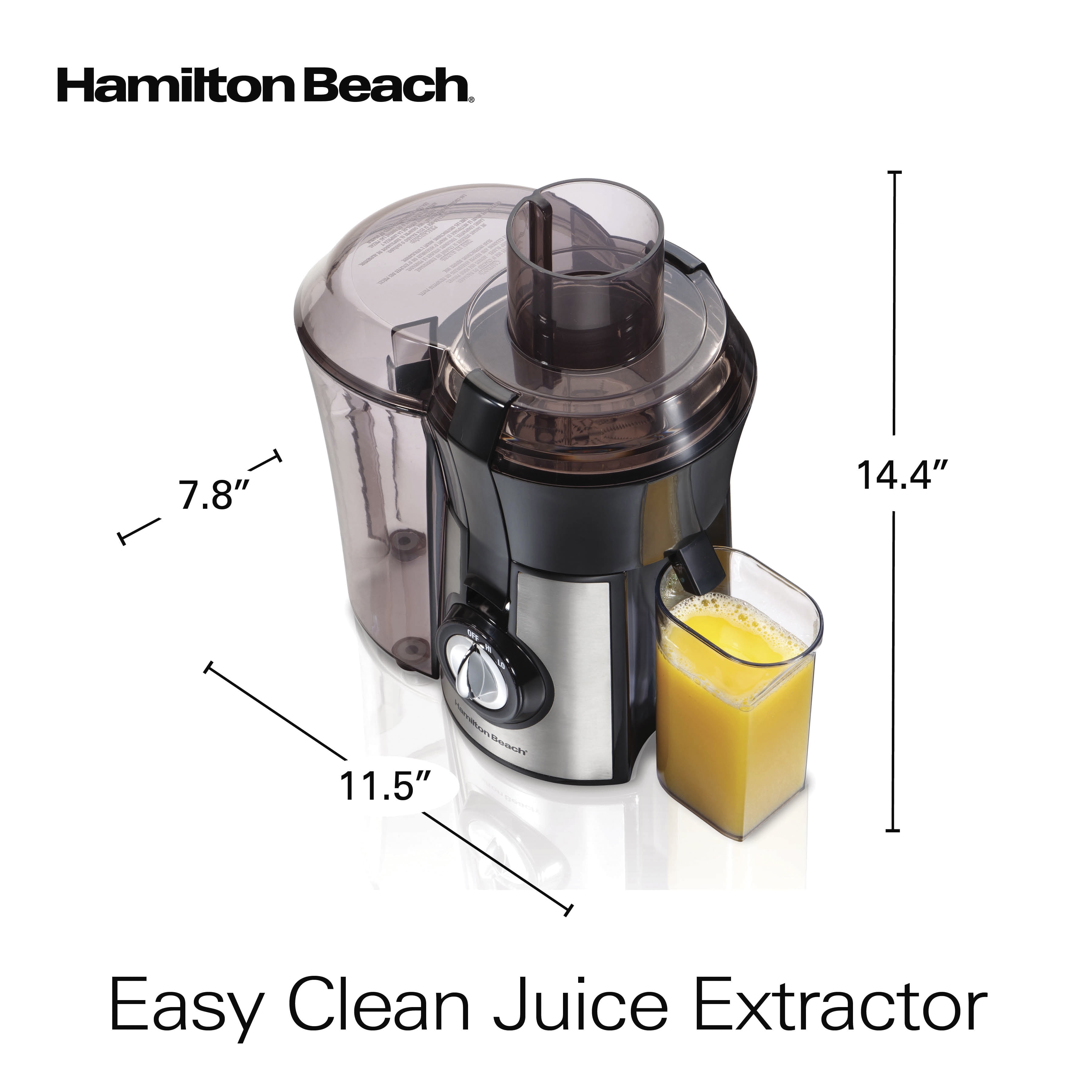 Hamilton Beach Juicer: Easy to Clean & Assemble