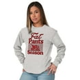 thumbnail image 4 of Fat Pants Season Thanksgiving Turkey Long Sleeve TShirt Men Women Brisco Brands L, 4 of 6
