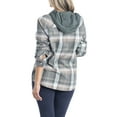 thumbnail image 4 of Legendary Whitetails Women's Lumber Jane Heavyweight Hooded Stretch Flannel Shirt, 4 of 4