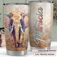 thumbnail image 2 of Personalized Elephant Tumbler Safari 20oz 30oz Tumblers with Lid Gift for Mommy Mama Mother Christmas Birthday Mothers Day, 2 of 7