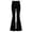 01_Black, variant on Girls Pants Stylish Stretch Denim Bottom for Girls with Elegant Bow and Lace Trim Flared Fit Comfortable Trousers for Girls 5-16Y 02_Light Blue,9-10 Years