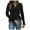Black, variant on ShomPort Womens Lightweight Sweaters Long Sleeve V-Neck Shirt Fall Casual Ribbed Tunic Tops
