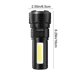 thumbnail image 3 of Linterna LED de Alta Brillantez | Enfoque Telescópico | Luz Potente | Carga Rápida Tipo-C | Linterna Impermeable para Emergencias al Aire Libre | Recargable | Power Bank | 3 Modos de Luz | Gran, 3 of 9