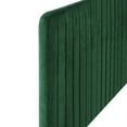 thumbnail image 3 of Modway Milenna Channel Tufted Performance Velvet King/California King Headboard in Emerald, 3 of 10