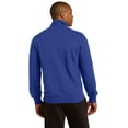thumbnail image 2 of Sport-Tek TST253 Tall 1/4-Zip Sweatshirt, True Royal, LT, 2 of 2