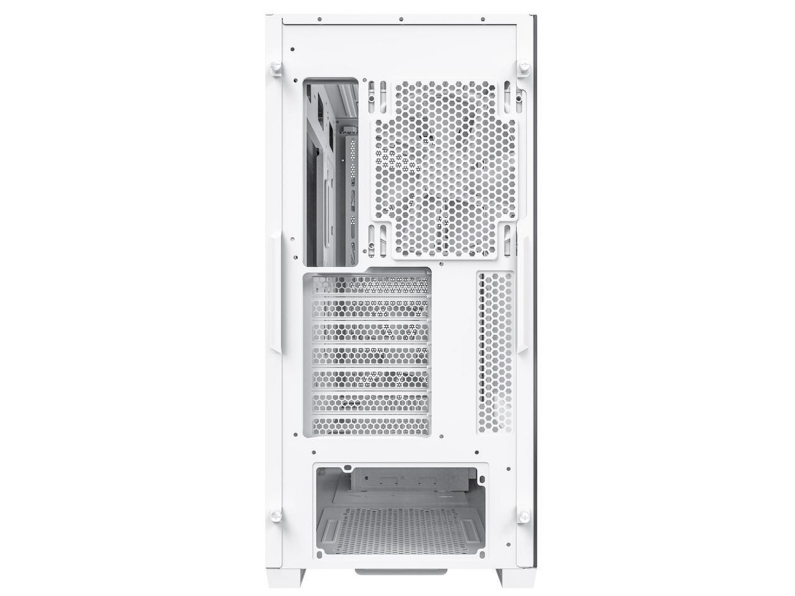 Montech AIR 903 BASE, E-ATX Mid Tower Case, High Airflow with Max Capacity, 3x 140mm PWM Fans Pre-installed, Tempered Glass Side Panel, Mesh Front, TYPE-C, Support 4090 GPUs, White