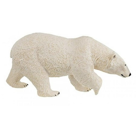 Safari Ltd Wildlife Wonders - Polar Bear - Realistic Hand Painted Toy Figurine Model - Quality Construction From Safe and BPA Free Materials - Made To-Scale - For Ages 3 and Up