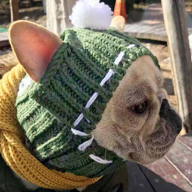 Xihbxyly Gorro Cálido para Perro, Material Acrílico Suave, Acogedor Tocado Navideño, Elegantes Opciones En Rojo, Gris y Verde, Perfecto para Perros Grandes y Medianos, Sesiones de Fotos de Invierno,