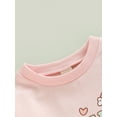 thumbnail image 5 of Bagilaanoe Newborn Baby Girl Rompers Letters Flower Rainbow Print Long Sleeve Bodysuits 3M 6M 12M 18M Infant Casual One Piece Short Jumpsuit, 5 of 9