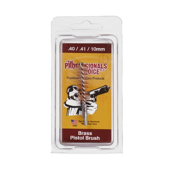 The Professionals Choice .40 / .41 / 10 mm Brass Pistol Brush TPC-BPB-147