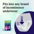 thumbnail image 3 of Because Incontinence Booster Pads Ultra Long Overnight Adult Diaper Inserts for Women and Men, 16-inch, 20 Count, 3 of 7