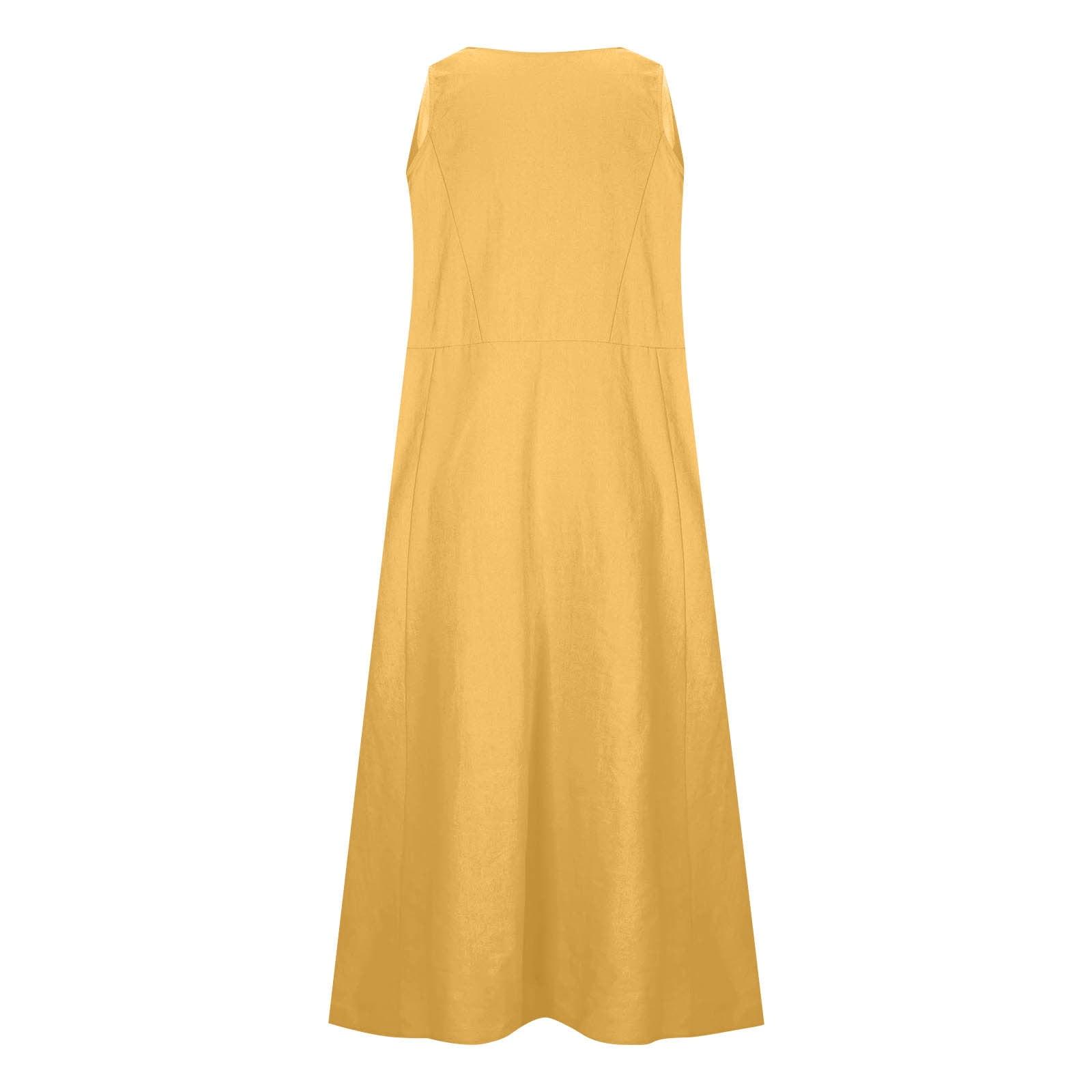 women's yellow linen dress Fall dress for women, Long sleeve Linen dress, Natural Linen dress, High waisted dress, Linen bohemian dress, Linen dress yellow