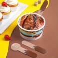thumbnail image 3 of Spoon Stick Fork Dessert Spoons Stylish Transparent Dessert Spoon Set Versatile Practical Ice Cream Spoon Fork Stick Set for, 3 of 5
