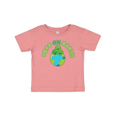 Inktastic Peas on Earth Boys or Girls Baby T-Shirt