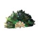 thumbnail image 5 of Tocado de plumas artificiales, decoración para el pelo, para disfraces, actuaciones en el escenario. Verde, 5 of 9