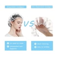 thumbnail image 3 of Olurrisa 17.7" 100pcs Disposable Shower Caps, Large Plastic Clear Hair Cap Thick  Extra Large and Thick Plastic Hair Caps Waterproof Bath Caps for Women, 3 of 5