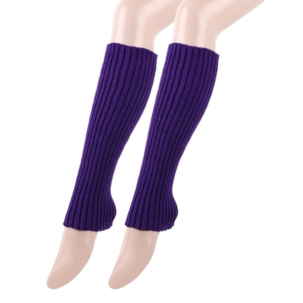Calcetines cálidos de otoño e invierno, calcetines apilados, chaqueta de pierna de punto vintage suelta, calentador de pies de lana de moda de barril medio para niña JK