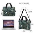 thumbnail image 3 of FORMRS 16" Laptop Bag Carrying Sleeve Case with Handle Travel Shoulder Briefcase, Floral Forest Scene, 3 of 8