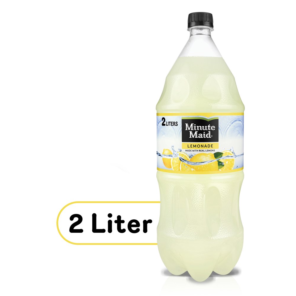 Minute Maid Lemonade Made w/ Real Lemons, 2 Liters