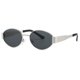 thumbnail image 1 of Gafas Ovales Vintage Metal Moderna (plata), 1 of 9