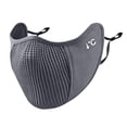 thumbnail image 2 of QSAWXQZ Unisex Reusable Face Mask Ribbed Breathable Lightweight Adjustable Ear Loop Cover Free Size, 2 of 7