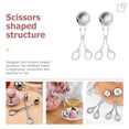 thumbnail image 3 of MasteelfCA 2Pcs Stainless Steel Meatball Makers Convenient Meatball Baller Tools Silver, 3 of 9