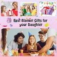 thumbnail image 6 of 13 Year Old Daughter Gifts, 13th Birthday Gifts for Daughter, Best Gifts for 13 Year Old Daughter from Mom Dad, Funny 13th Daughter Christmas Ideas Throw Blanket 60"x50", 6 of 6