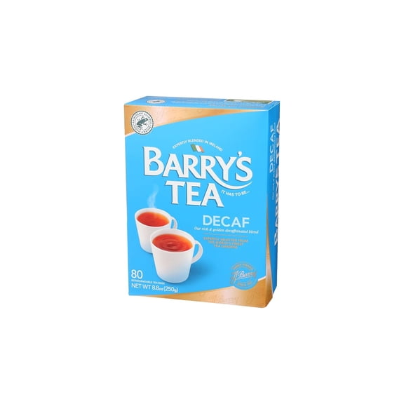 Barry's Tea Decaf Tea 80 Biodegradable Tea Bags