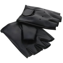 TELOLY Children Riding Gloves Half Finger Kids Leather for Cycling Sports Warm Thermal Biking