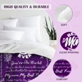 thumbnail image 5 of Gifts for Mom Birthday Gifts for Mom from Daughter Son Mom Birthday Gifts Mothers Day Blanket Gifts for Mom Christmas Valentines Day Gifts for Mom Best Mom Ever Gifts Throw Blanket 50"*60" Purple, 5 of 6