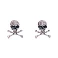 thumbnail image 1 of Broche de calavera Minnieouse estilo Punk Plata 2piezas, 1 of 5