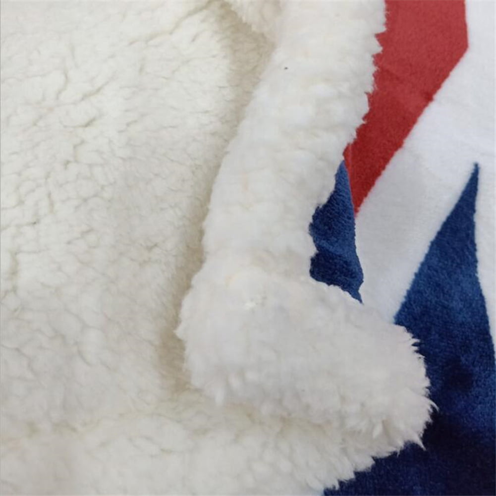 Printed US Flag Blanket Thick Velvet 3D Digital American National Flag?Blanket A 