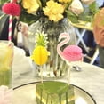 thumbnail image 3 of Clispeed 10Pcs Pink 3D Flamingo Cake Picks for Summer Party Cake Decoration and Appetizer Use, 3 of 5