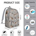 thumbnail image 5 of Beagle and Dog Footprints Backpack for School,Cute School Bag,Schoolbag with Adjustable Shoulder Straps & Padded Back,15.7"x11.8"x5.5", 5 of 5