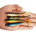 thumbnail image 4 of CIYISON Paddle Tail Swimbaits Fishing Lure for Trout Walleye Swim Baits 10cm, 4 of 11