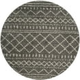 thumbnail image 2 of SAFAVIEH Arizona Teagan Geometric Shag Area Rug, Brown/Ivory, 11' x 15', 2 of 6