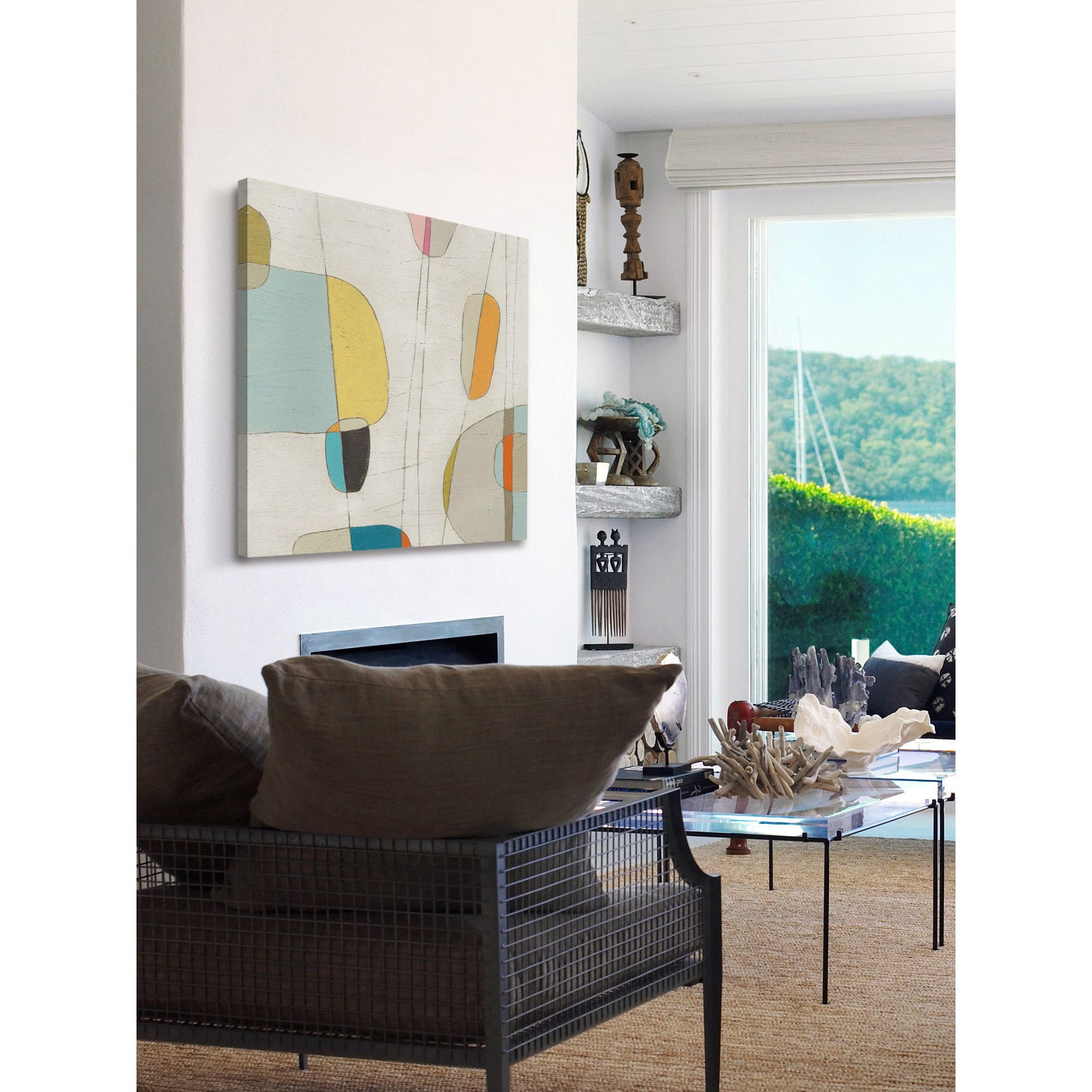 Marmont Hill "Molecular Motion I" Painting Print on Wrapped Canvas