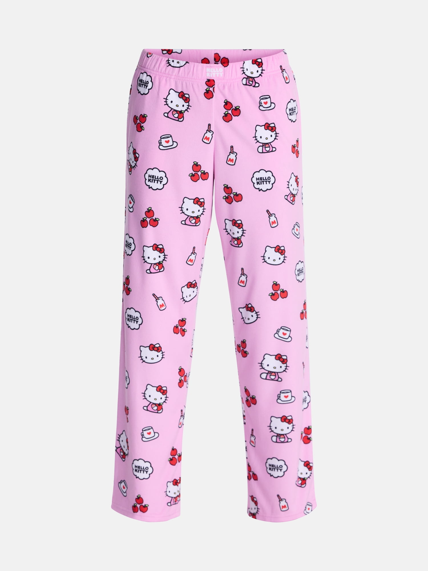 Hello Kitty Women's Velour Sleep Pants, Sizes XS-3X