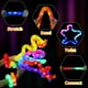thumbnail image 4 of 12 Tubos Iluminados, Juguetes para NiñOs y NiñAs, Suministros para Fiestas Que Brillan en la Oscuridad, Regalos del DíA de San ValentíN para Suministros para Fiestas, 4 of 5