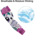 thumbnail image 4 of GZHJMY Arm Sleeves Llittle Cute Owl and Flowers for Men Women, Long Arm Cover for Indoor Outdoor, 4 of 6